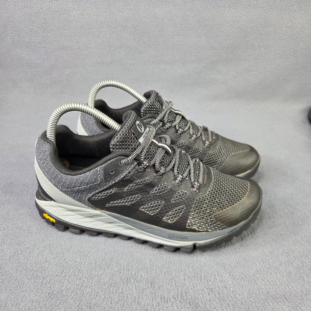 Merrell Antora 2 Shoes Womens Size 7 Black Trail Running Sneakers J066750W